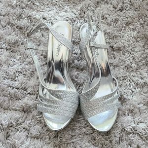 Silver heels